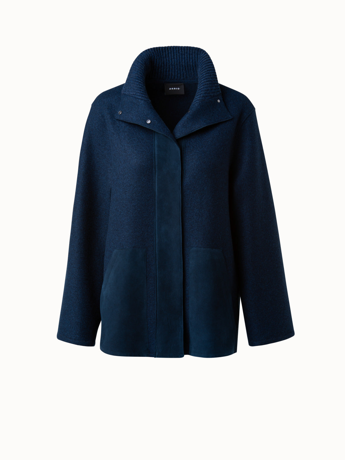 649014.jpg Cashmere Jersery Suede Pocket Jacket - Image 1