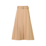 Stretch-Cotton Denim Midi Skirt