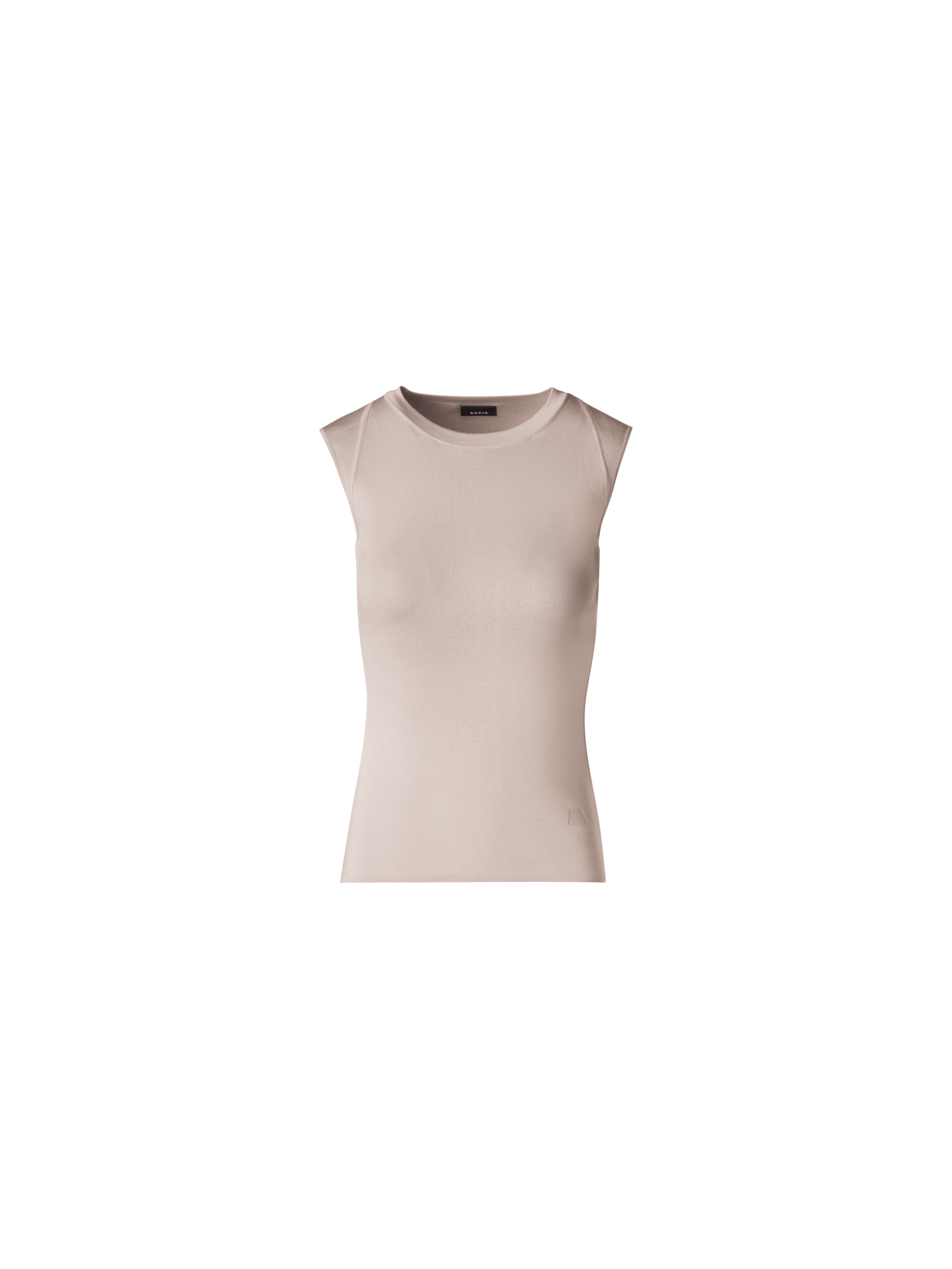 img_1297de22-6880-4359-863a-6ca4585a71c7.png Sleeveless Stretch-Silk Knit Top - Image 1