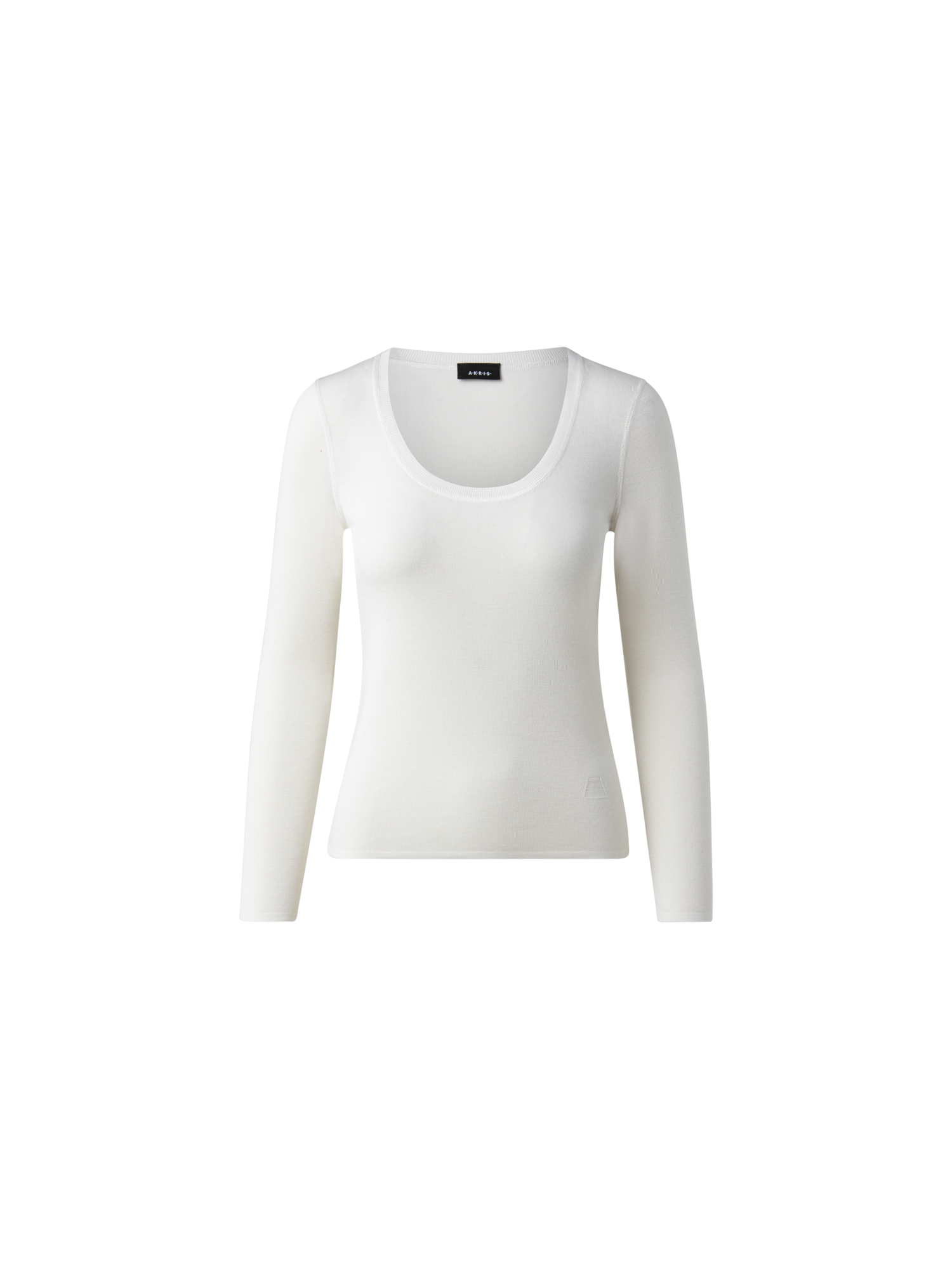img_17090ed0-c70c-4d4c-a8f8-2224366f869e.png Cashmere Silk Fitted Scoop-Neck Pullover - Image 1