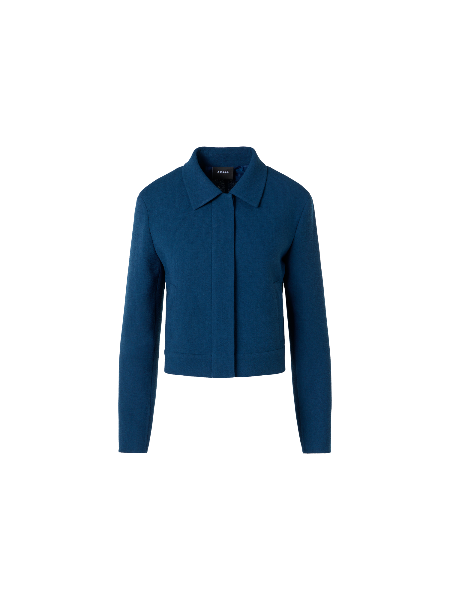 img_22996e64-1806-4ffa-90aa-9bc6e3c38001.png Kato Short Jacket in Wool-Crêpe Double-Face - Image 1