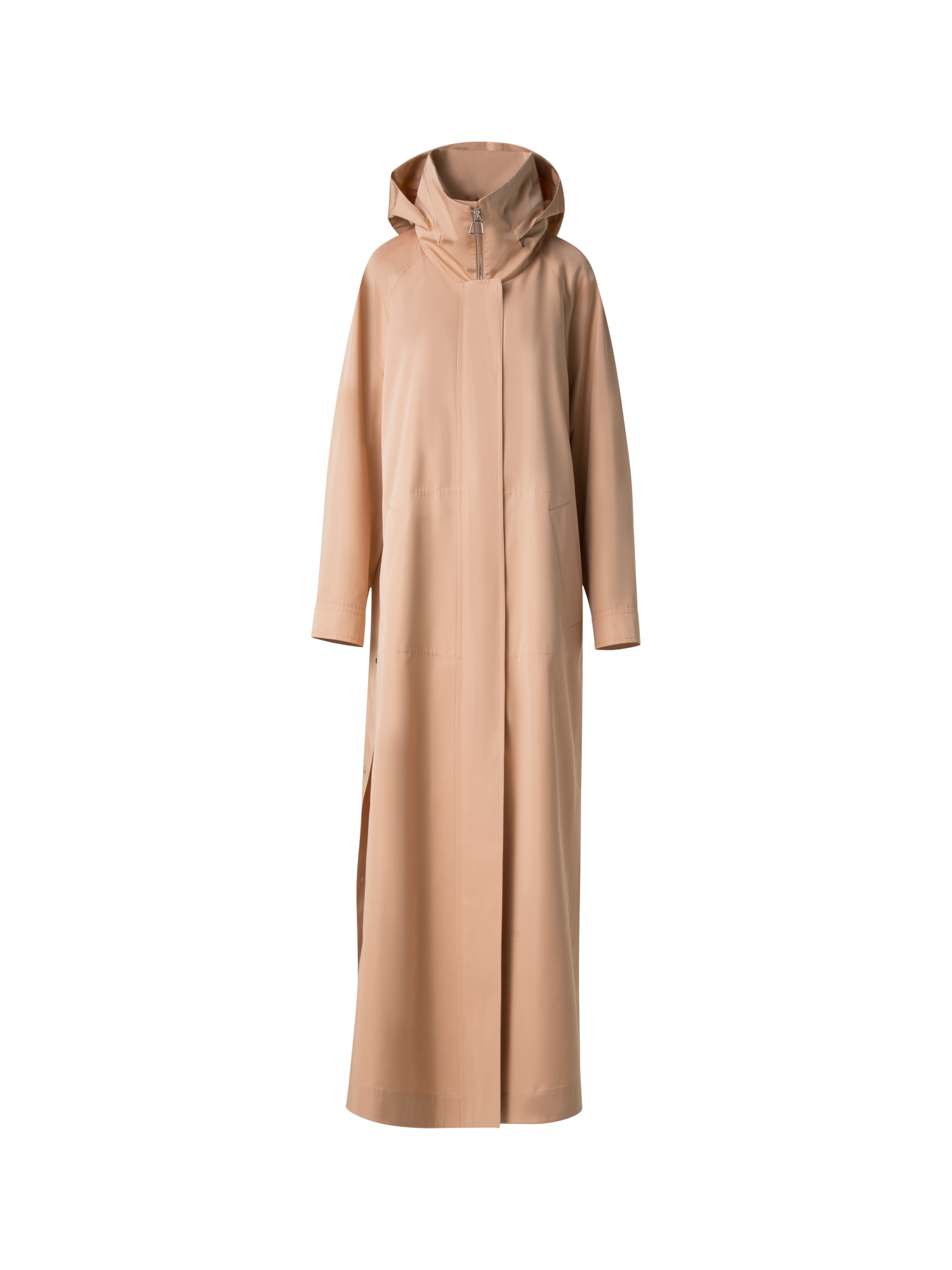 img_24950b5e-d8df-455e-af86-14a2e2635a9c.png Maxi Coat in Water Repellent Silk Poplin - Image 1