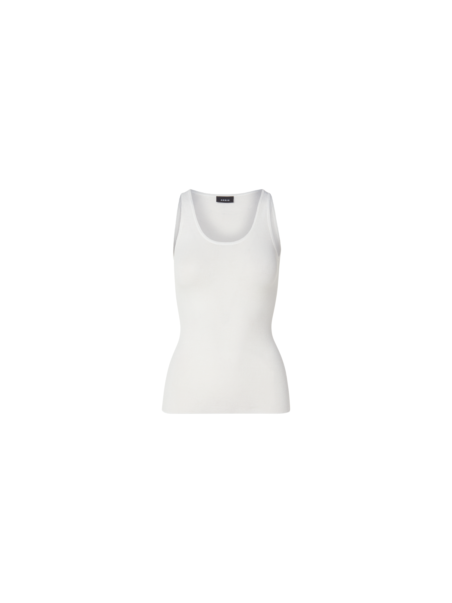 img_25c15417-aec7-4d22-b411-4d7c0a5299ba.png Two in One Semi-Transparent Layered Knit Top with Scoop Neck - Image 1