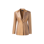 Fitted Single Breasted Jacket in Golden Lurex