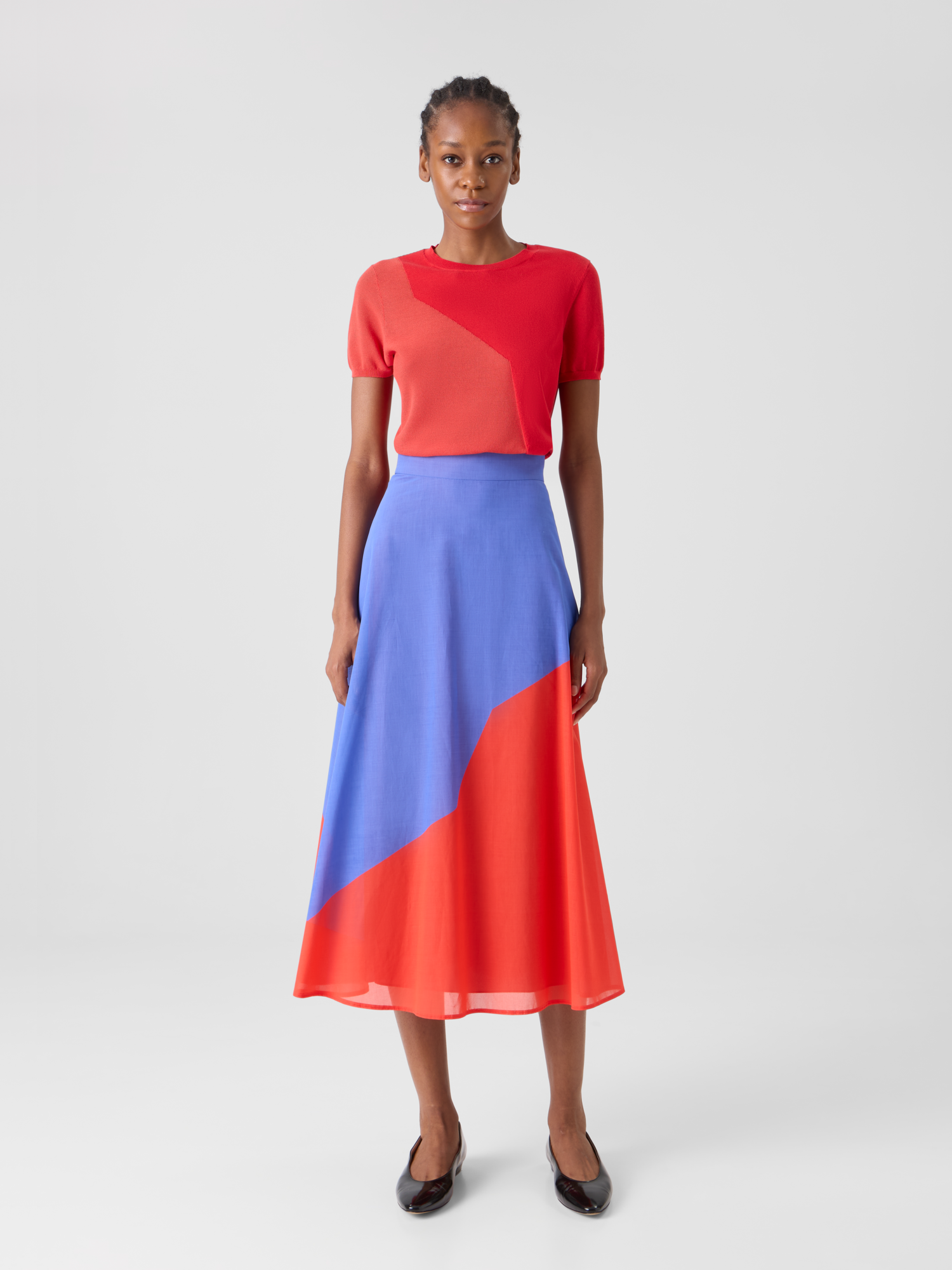 img_28e5292c-9c67-459b-801d-3e8cbe7168e8.png Midi Skirt with High Plains Print - Image 1