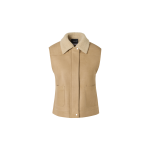 Mika Shearling Gilet with Fur Collar