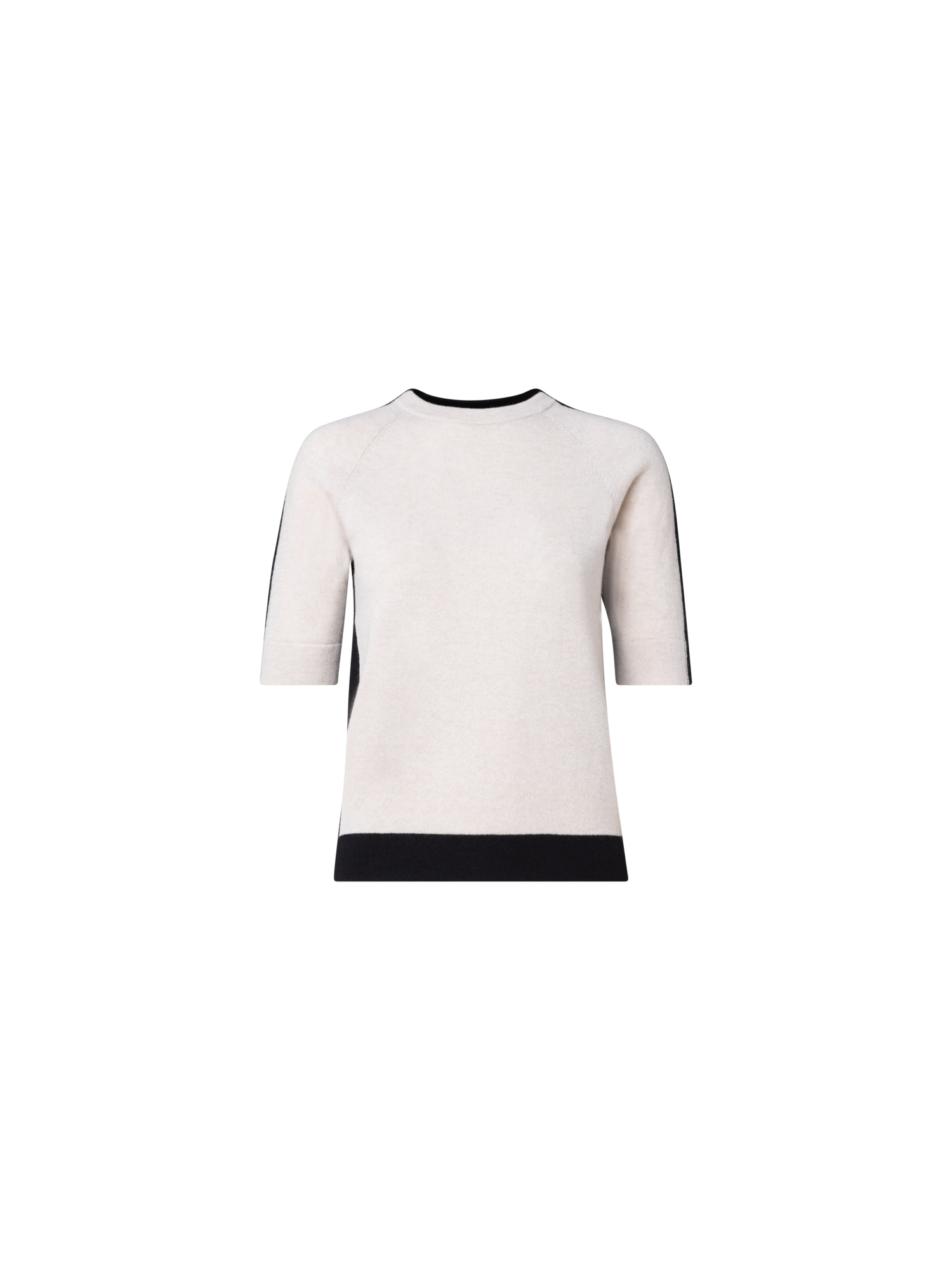 img_2984c383-2b8c-488d-9206-0332afbaa74f.png Cashmere Two-Tone Knit Pullover - Image 1