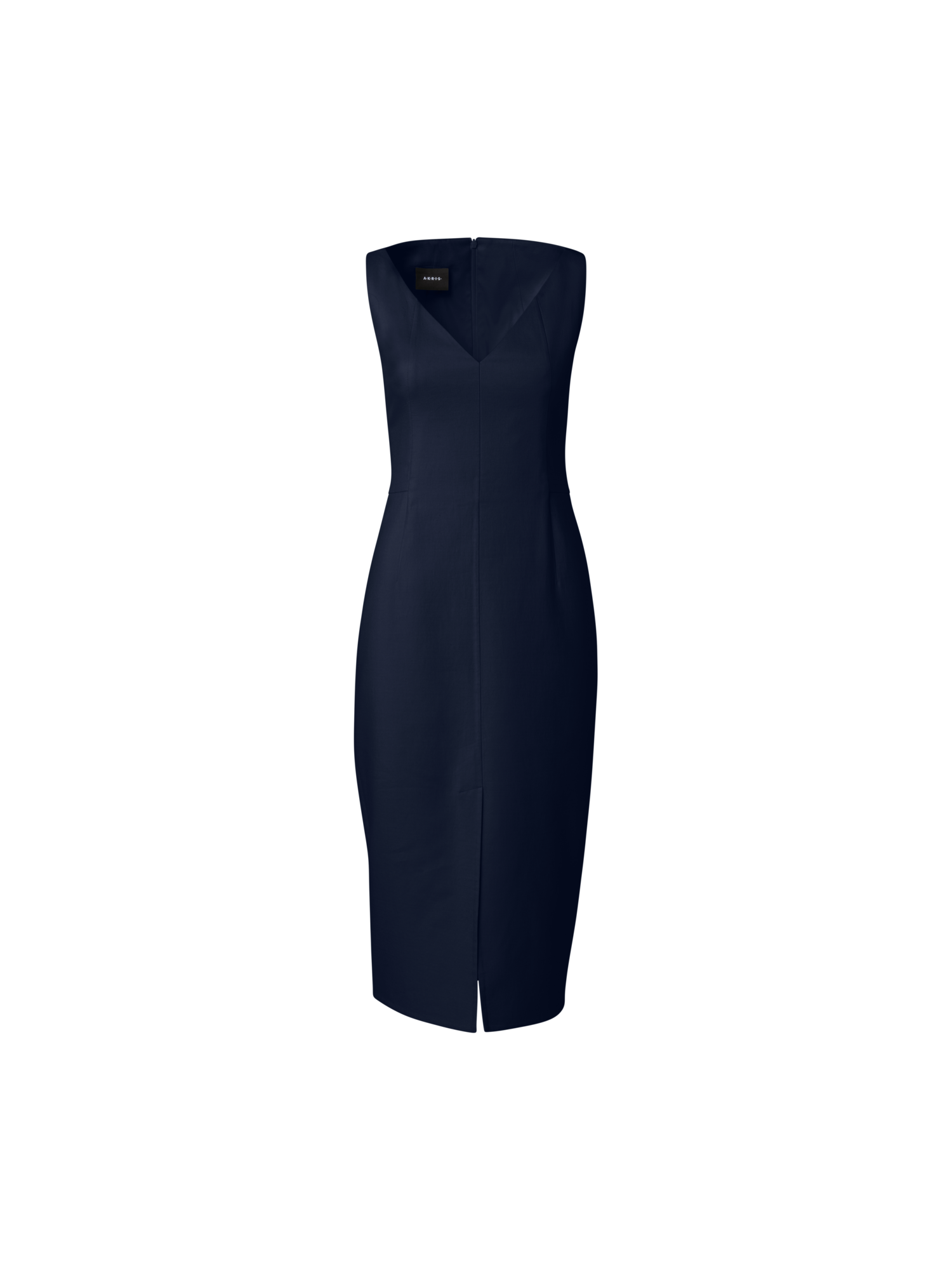 img_2a78fcfb-081e-4671-ba64-acdf3209c8c9.png Cotton Silk Double-Face Sheath Dress - Image 1