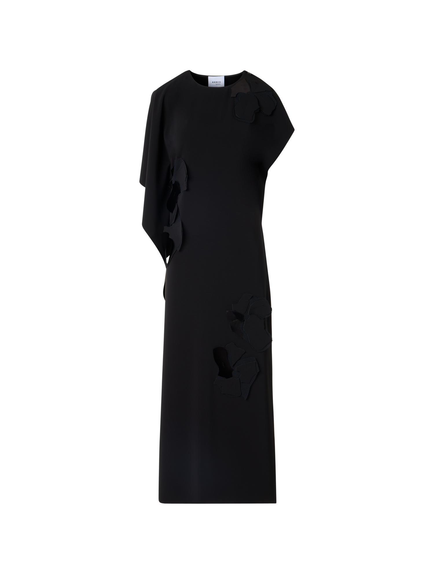 img_2abc894d-eb61-4df8-b664-d0740ca0b9a9.png Sleeveless Papercut Flower Midi Dress - Image 1
