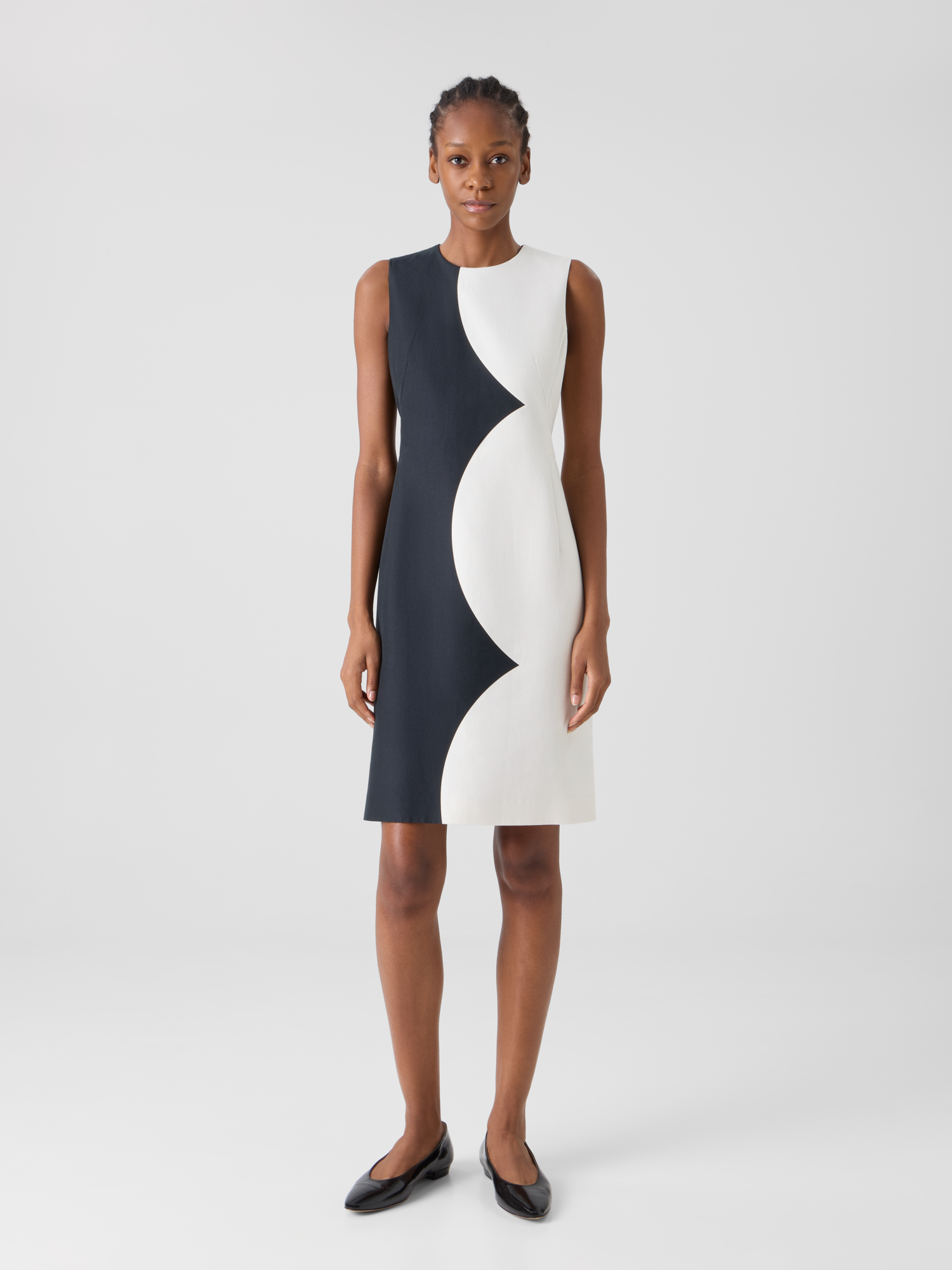 img_2bfa6b5f-5bf9-451b-a8a6-459ed2f4fc86.png Sheath Dress with Cloud Print - Image 1