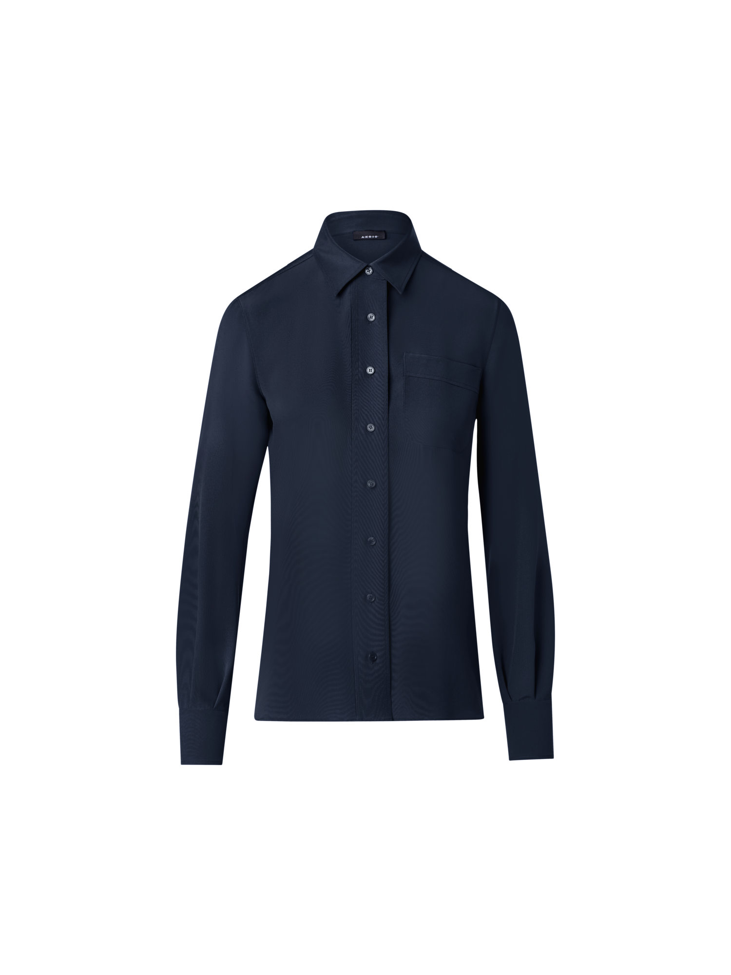 img_2d8bc9c7-f74a-4799-a97f-af6b1840e409.png Silk Crêpe Shirt Blouse - Image 1